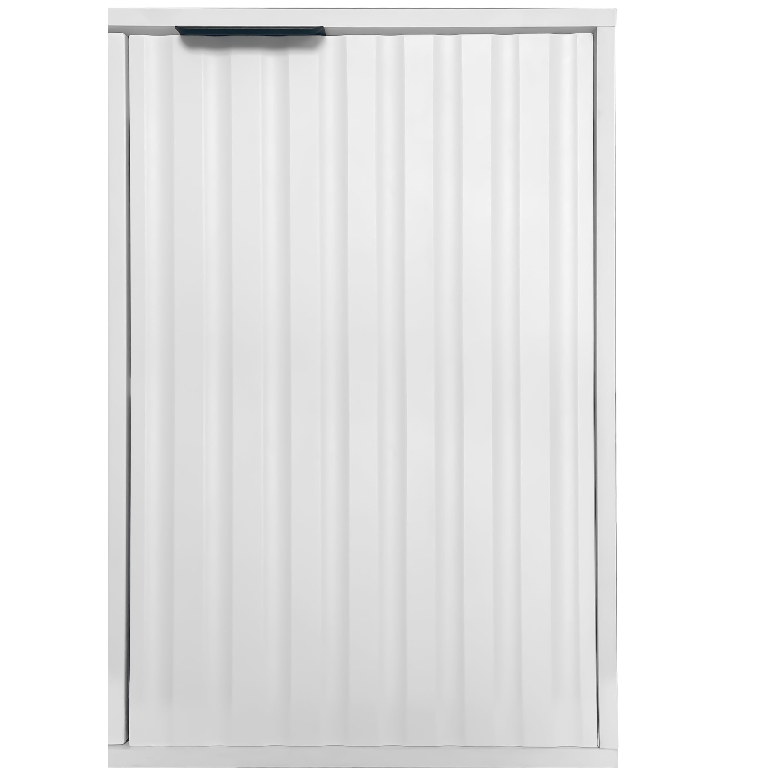 Modern Sideboard Chest of Drawers with 2 Doors, Standing Storage Cabinet, Metal Handles and Frame Legs