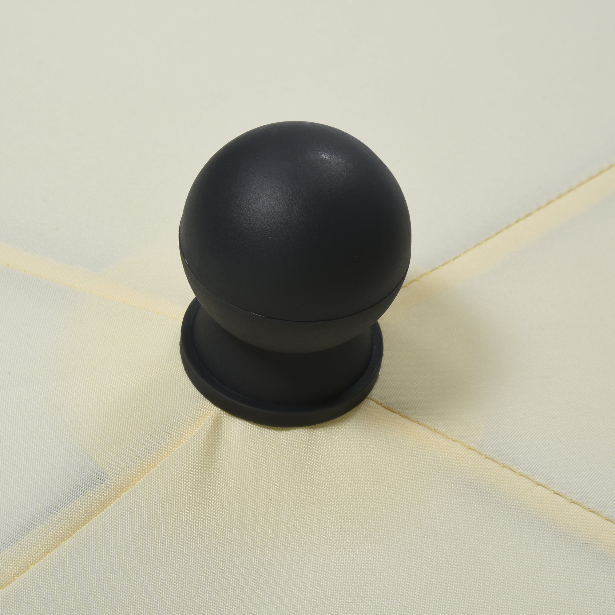 Garden Parasol Umbrella, 2 x 1.3m Rectangular Tilting with Ruffles and Aluminium Pole, Cream White