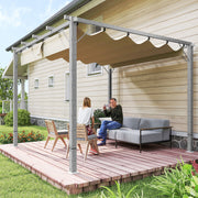 Ret retractable roof pergola 3 x 3 m - Grey