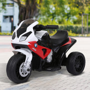 BMW S1000RR Electric Tricycle Children's Motorcycle with Battery, Steel, Red