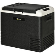 50L Car Refrigerator, Portable Compressor Freezer for Camping, Driving, Picnic, Electric Black