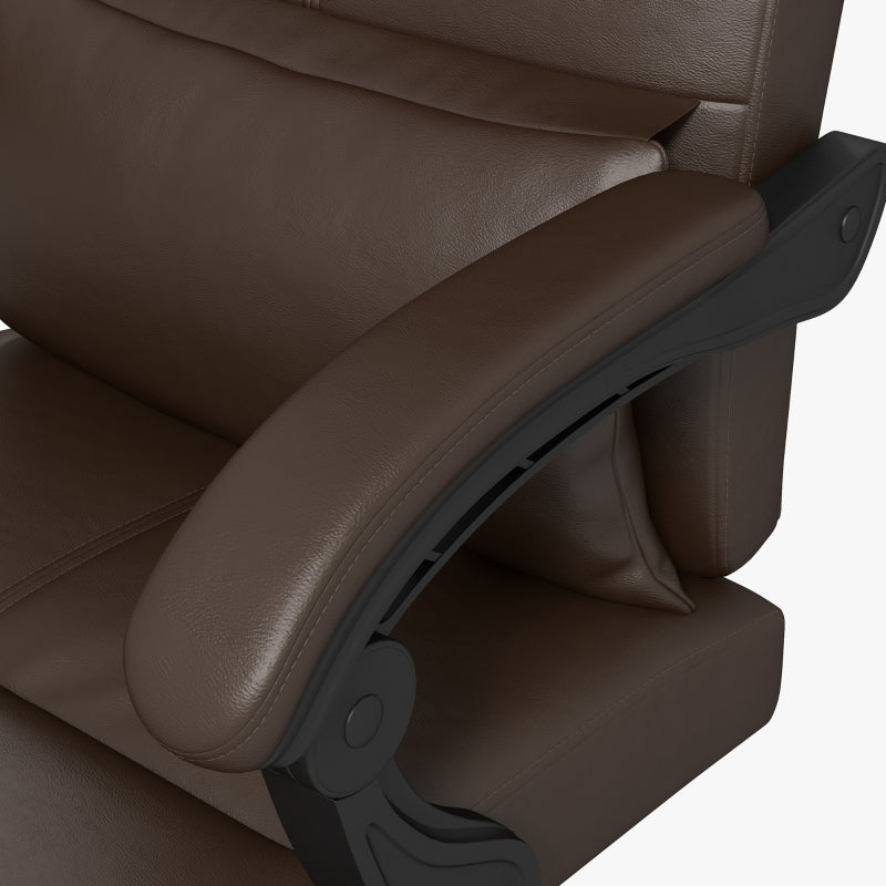 Vinsetto Office Chair, Massage, Heating, Reclining, Lumbar Support, Coffee