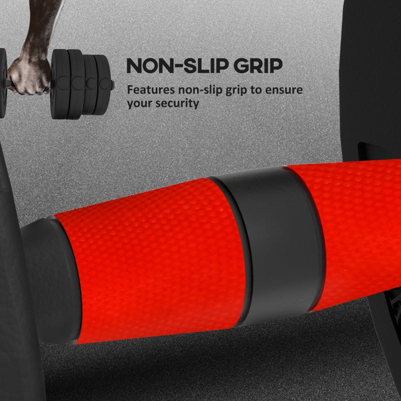 Adjustable Dumbbells, 30kg 2-in-1 Weight Set for Fitness, Black