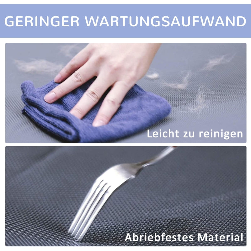 Dog Bed Outdoor Cat Bed, Metal & Oxford Fabric, Blue