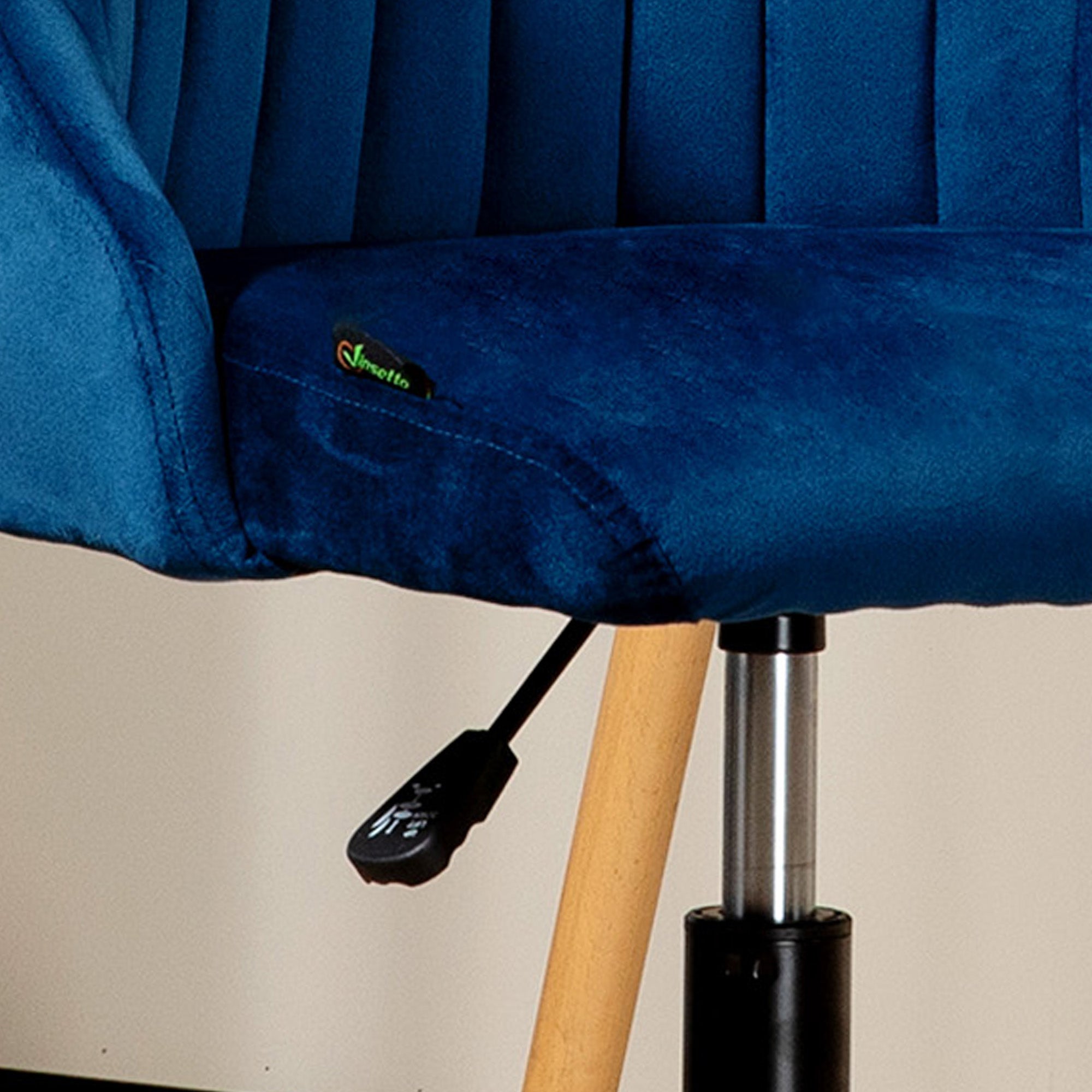 Office Chair Swivel Height Adjustable Ergonomic Desk Chair, Blue