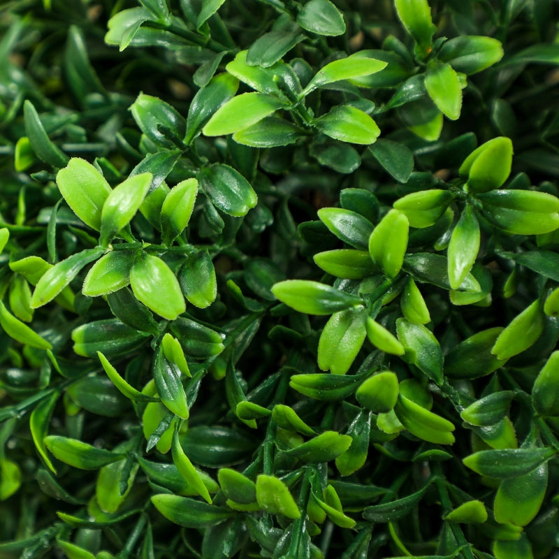 Artificial Boxwood Plants, Set of 2 Large 91.6 cm UV Protected, Green Plastic