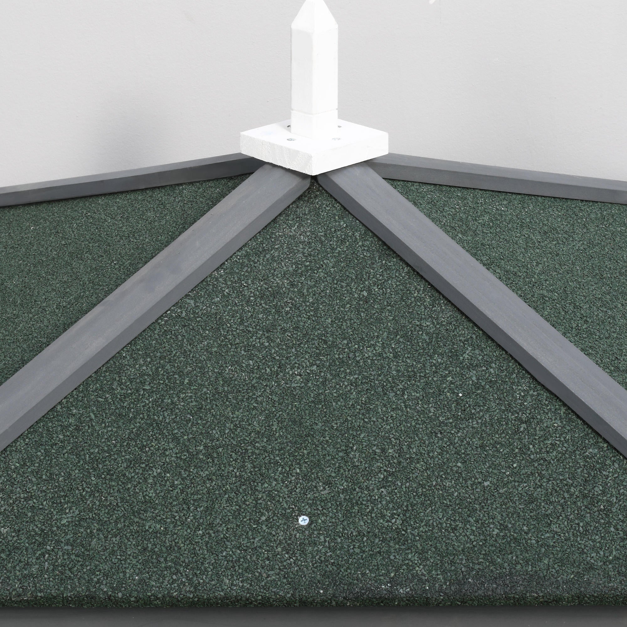 Bantam Chicken Coop with Run, Perches, Nesting Box, Pinewood, Grey+White