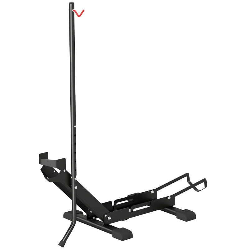 Bicycle Stand, Free-Standing Floor Parker with 80mm Tire Widths, Steel, Black