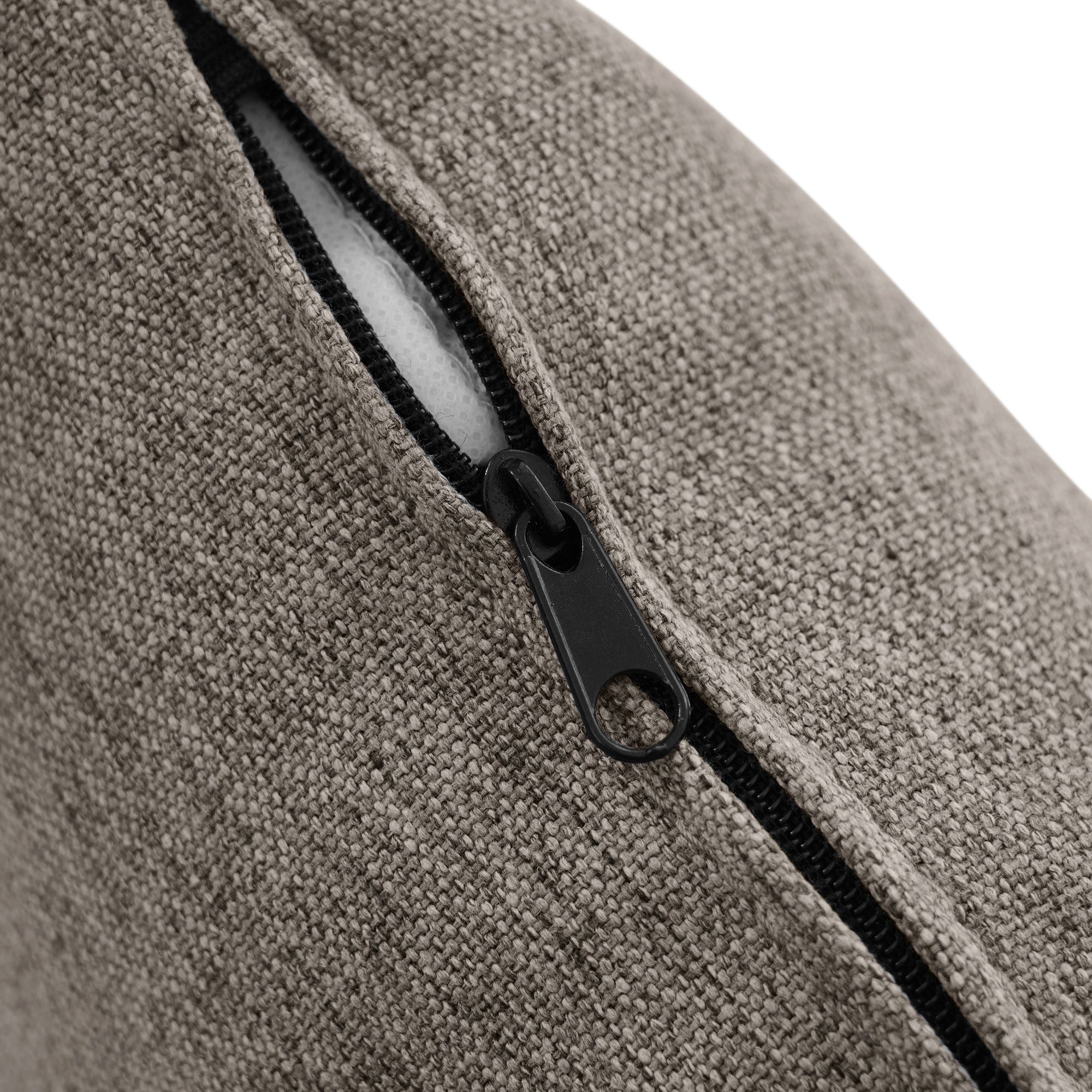 Sofa, L-Shaped Corner with Chaise, 3-Seater, Cotton Linen