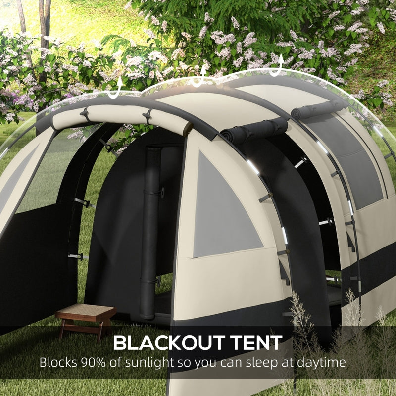 Four Man Two Room Blackout Tent, Khaki