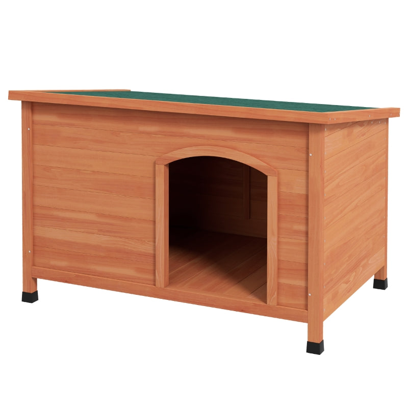 Doghouse XXL Wooden 100x65.5x68cm - Orange