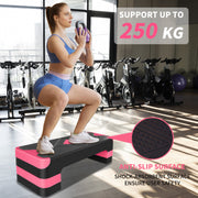 Aerobic Step Platform Adjustable Height 68.5cm Deck 10/15/20cm