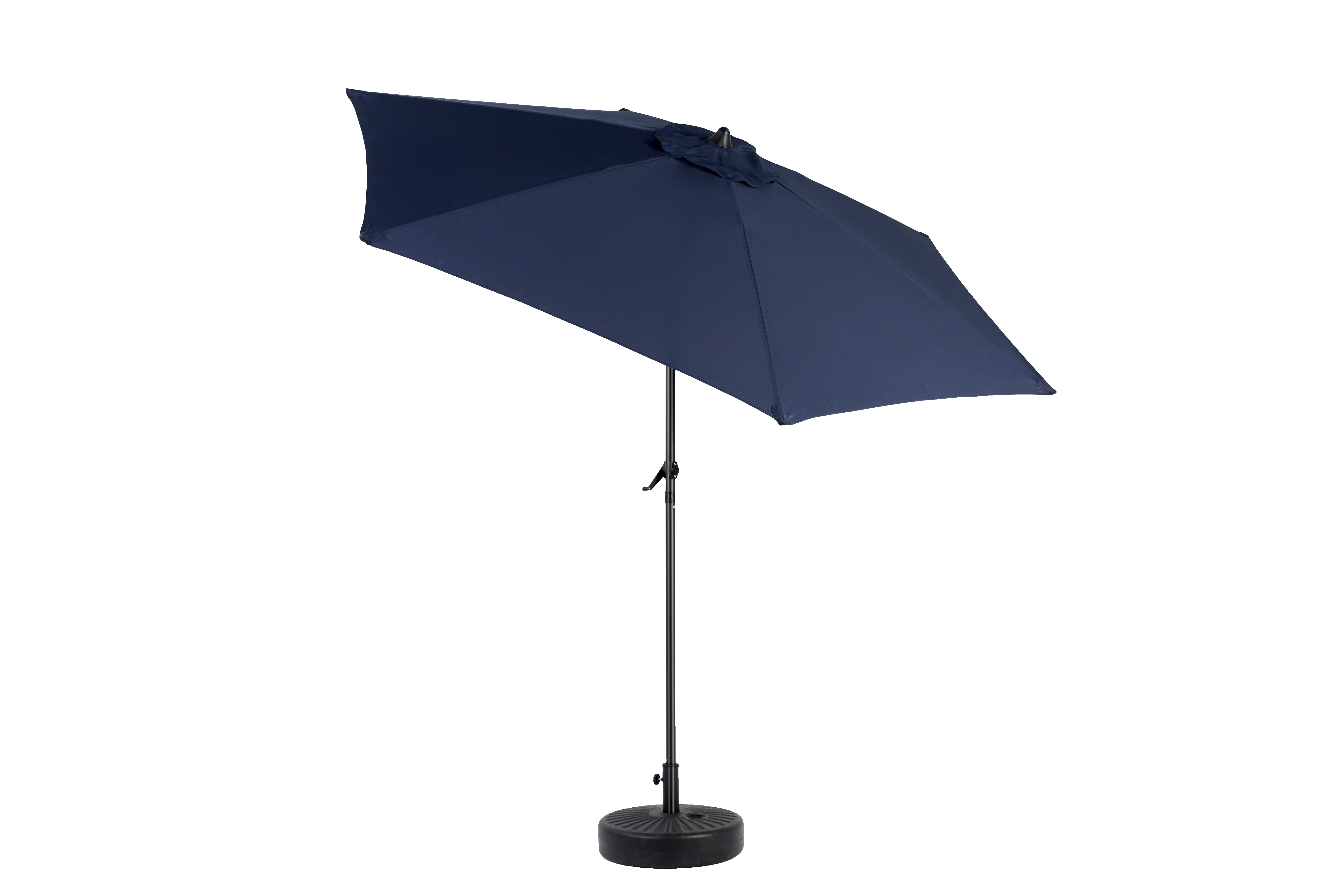 9 Ft Double Sided Outdoor Umbrella Rectangular Large with Crank, Navy Blue