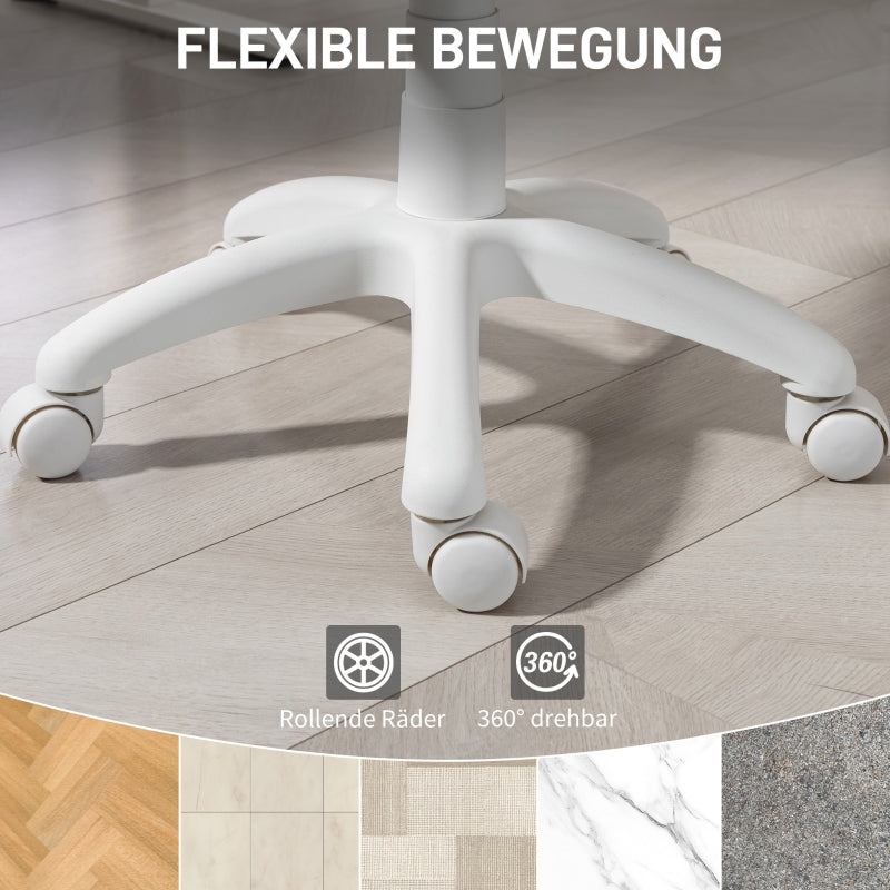 Ergonomic Office Chair C-Back Support Height Adjustable - Blue