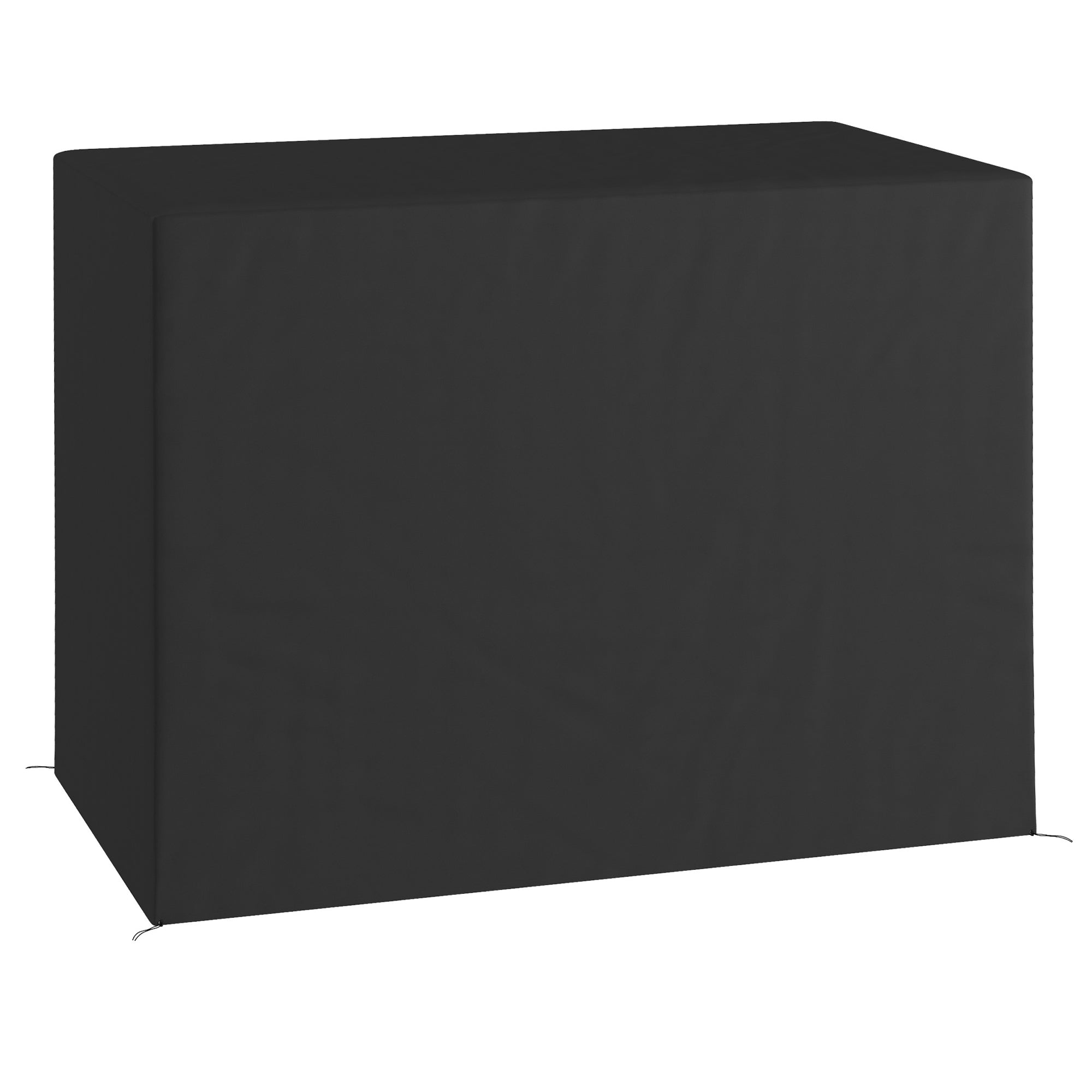 3-Seat Outdoor Garden Swing Chair Protective Cover, Water UV Resistant, Dark Grey