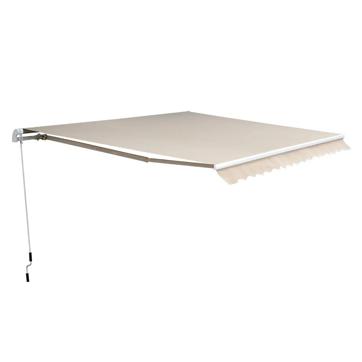 Awning Folding Arm 3m Balcony Sunshade - Beige