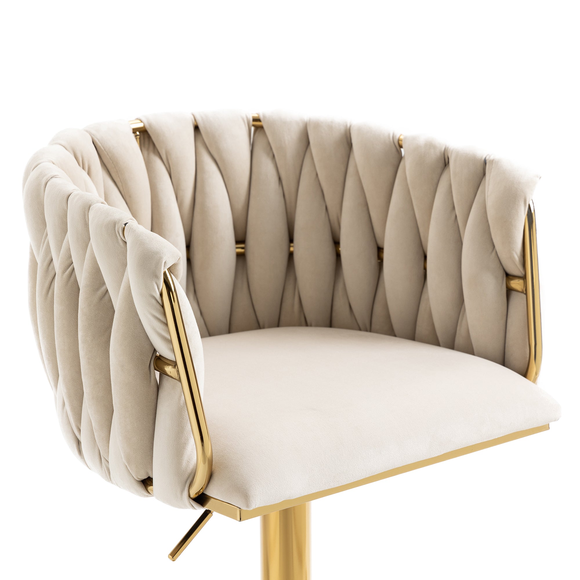 Vintage Bar Stool, Counter Height Dining Chair with Backrest & Footrest