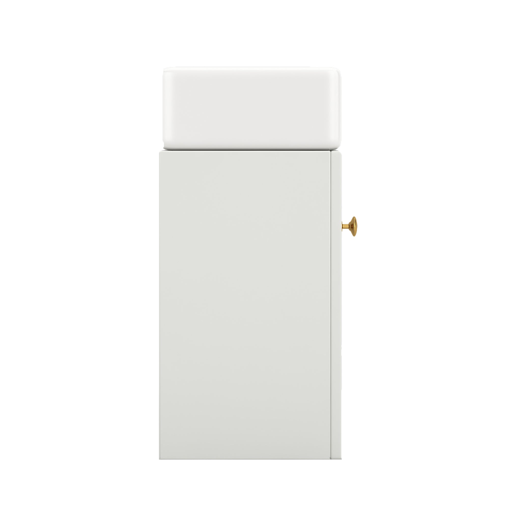 Bathroom Furniture Washbasin with 46cm Vanity Unit, Hanging, Small Guest Bathroom