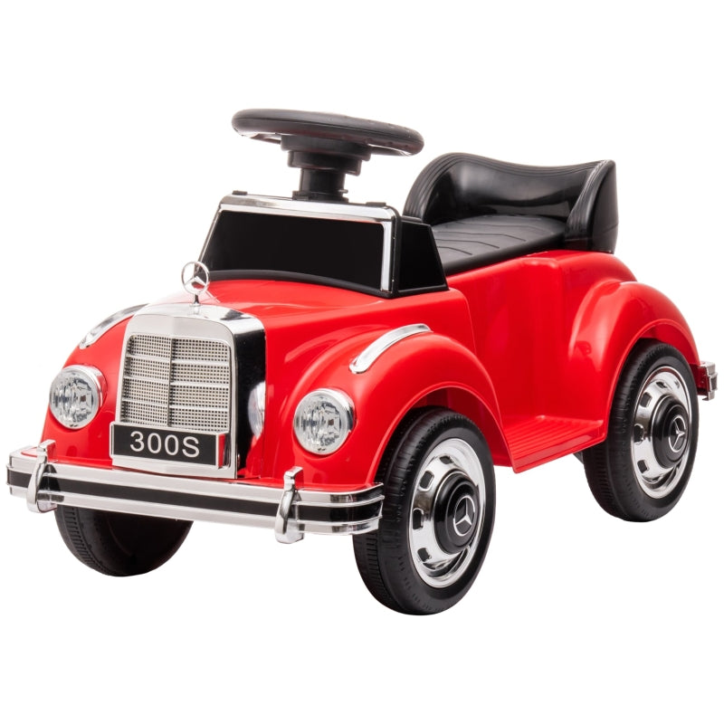 AIYAPLAY Ride-On Car Mercedes Benz 300 S, Red