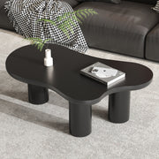 Cloud Coffee Table Irregular Shape 107x66cm MDF/PVC Legs