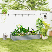 Raised Bed, Weather-Resistant Cold Frame Garden Planter, Steel
