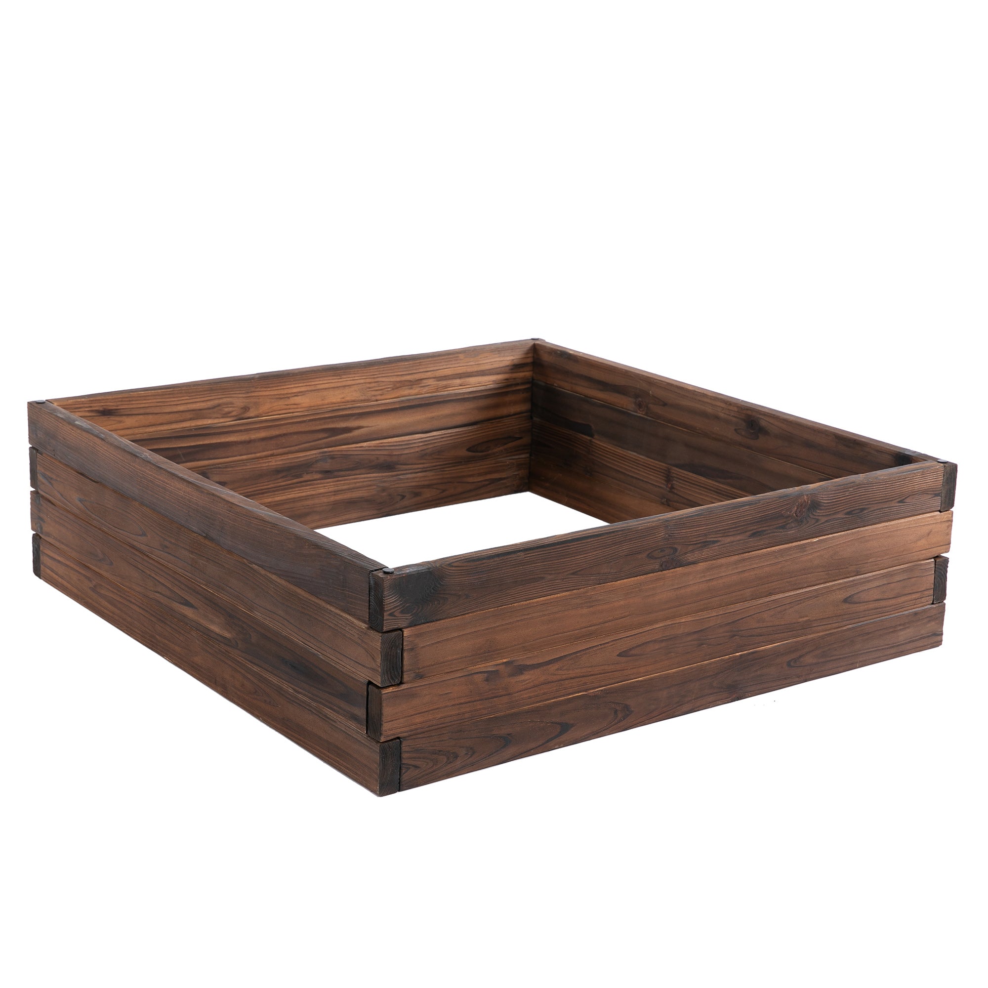 Raised Beds 128L Garden Planter Grow Containers 80L x 80W x 22.5H cm Wooden
