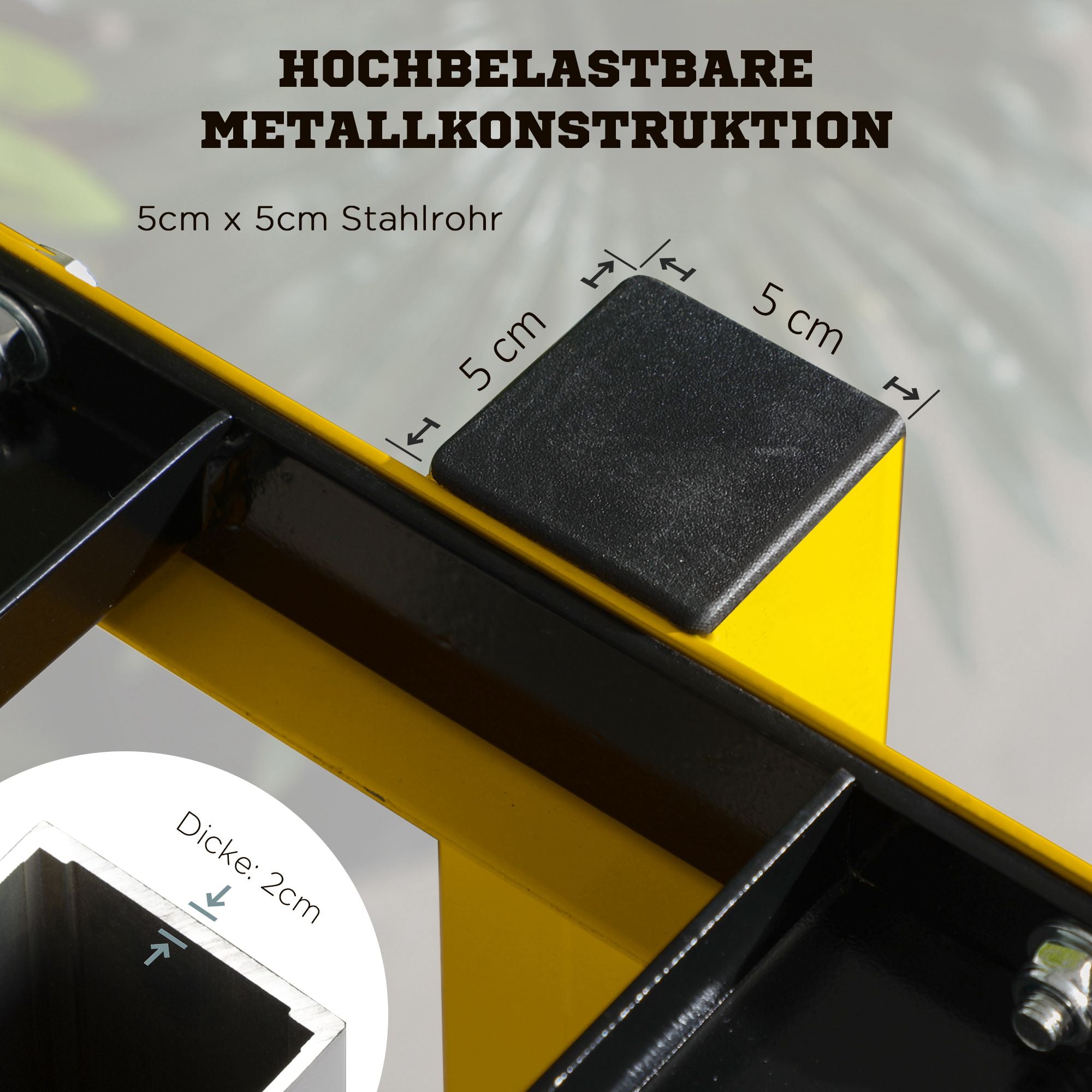 Dumbbell Rack, 2 Levels, 270 kg, Steel