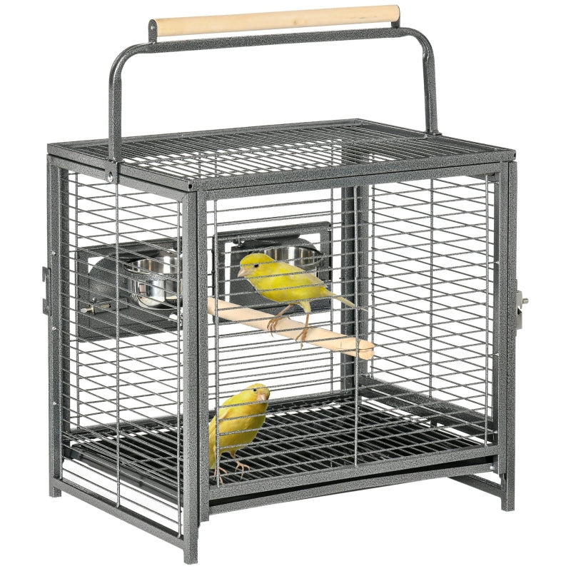 Parrot Cage, Travel Carry, Metal Handle