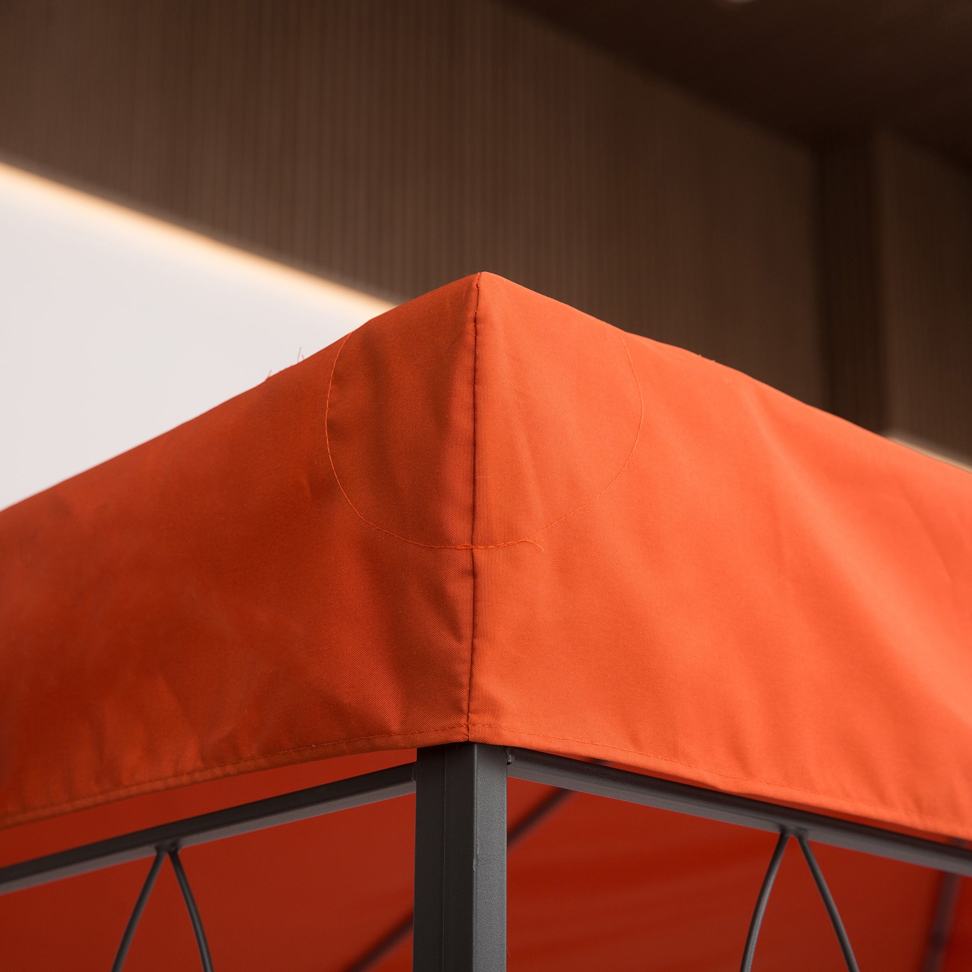Replacement Roof 3x4m Gazebo/Tent Polyester Rust Red