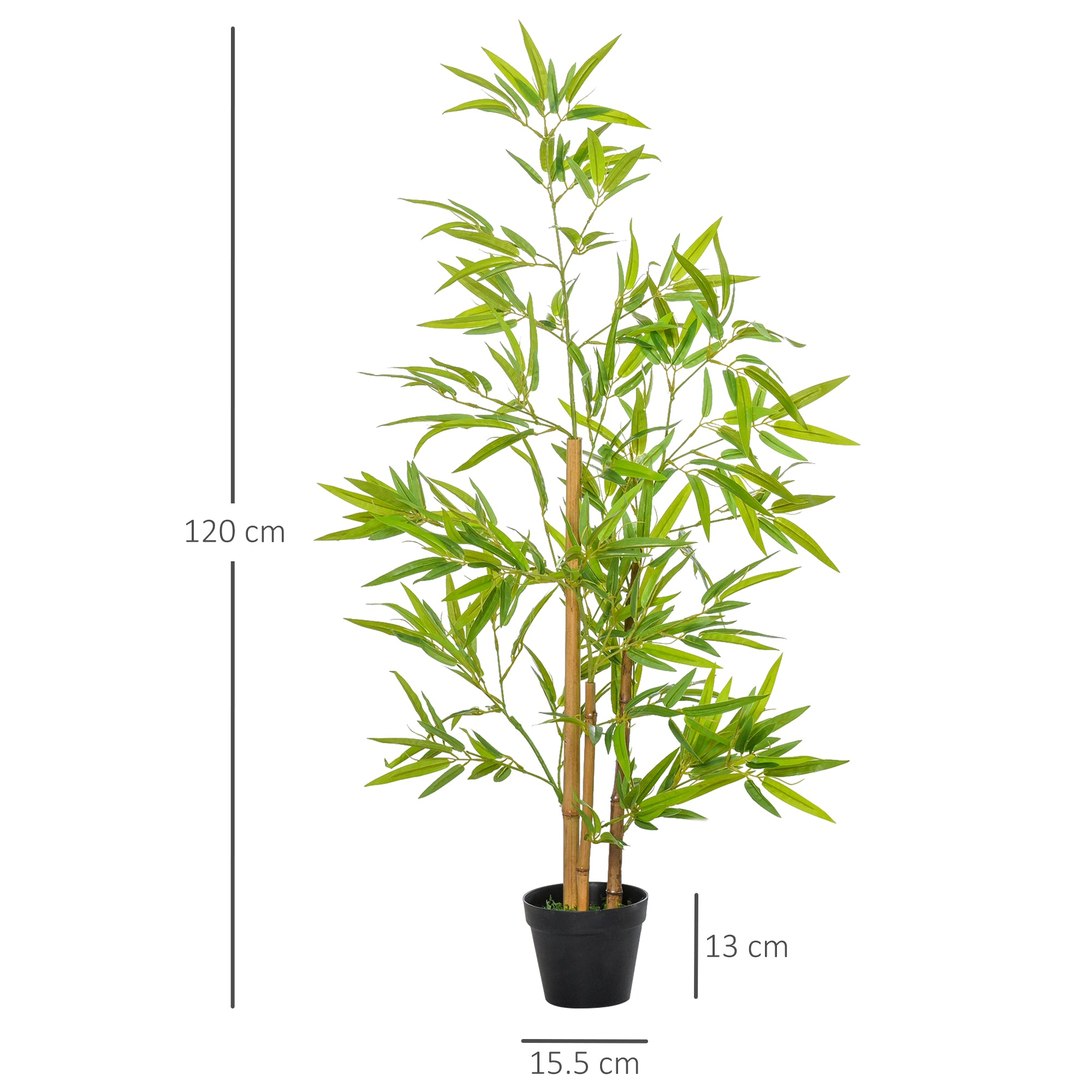 Artificial Bamboo 120cm Lifelike Tree Green