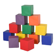 12-Piece Foam Building Blocks, Giant Soft Construction Toy Set, Red and Yellow