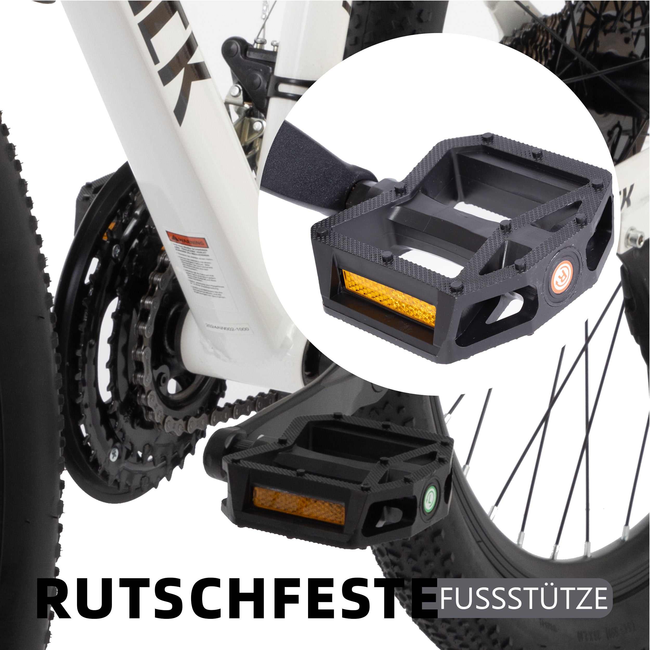 Hardtail Mountain Bike, 28-Inch 21-Speed Shimano Tourney with Disc Brakes, Black