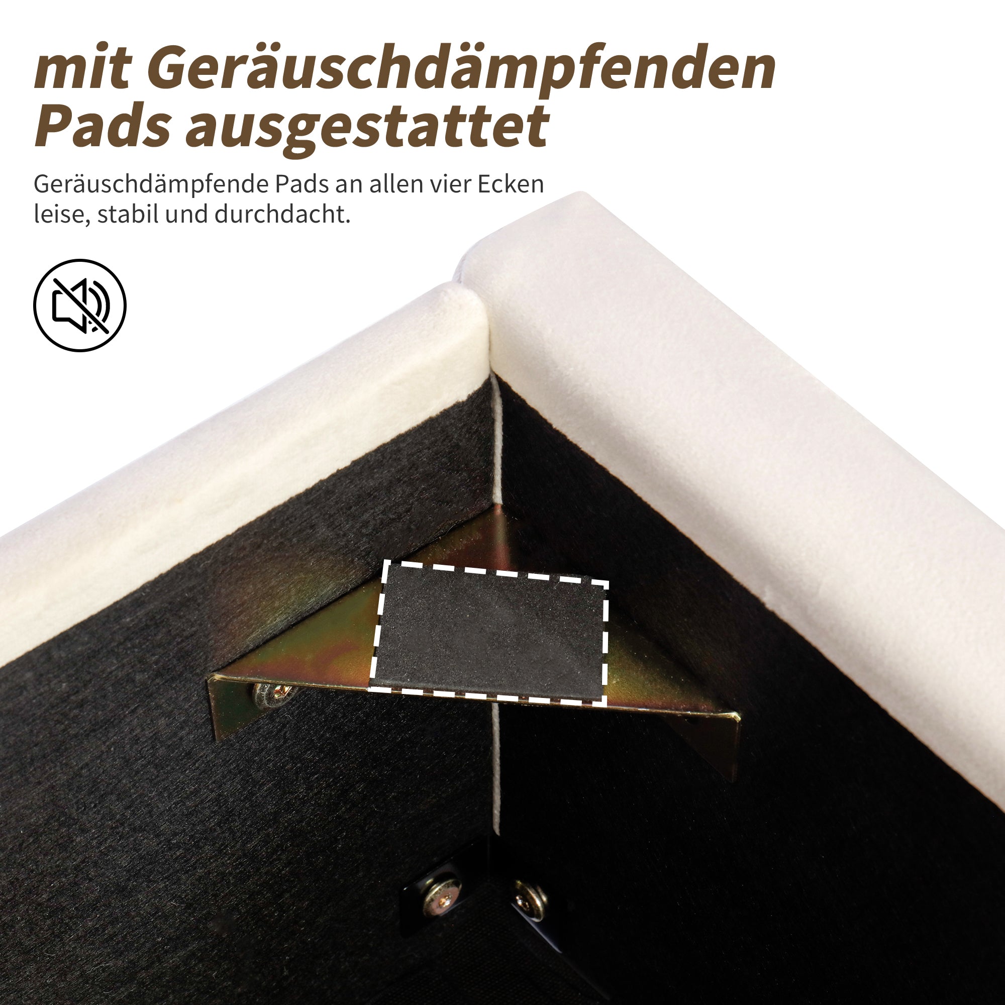 Upholstered Single Bed 90x200 with Slatted Base and Headboard, Beige Velvet