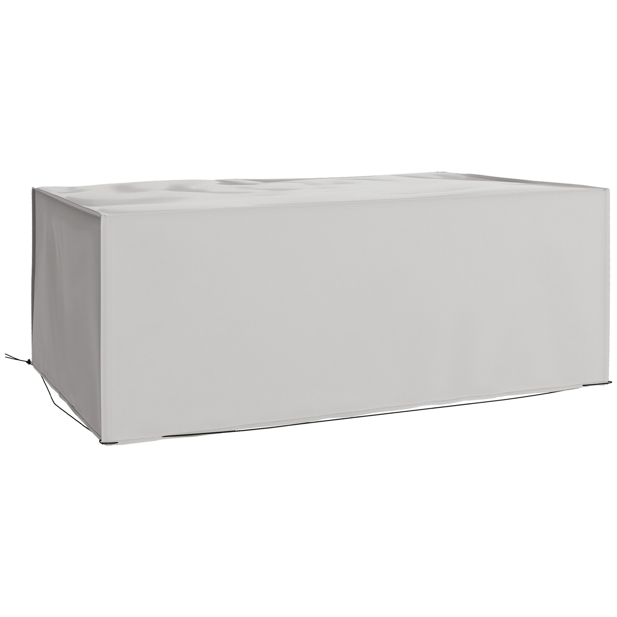 Outdoor Garden Furniture Cover Waterproof Anti-UV 600D Oxford Fabric Grey