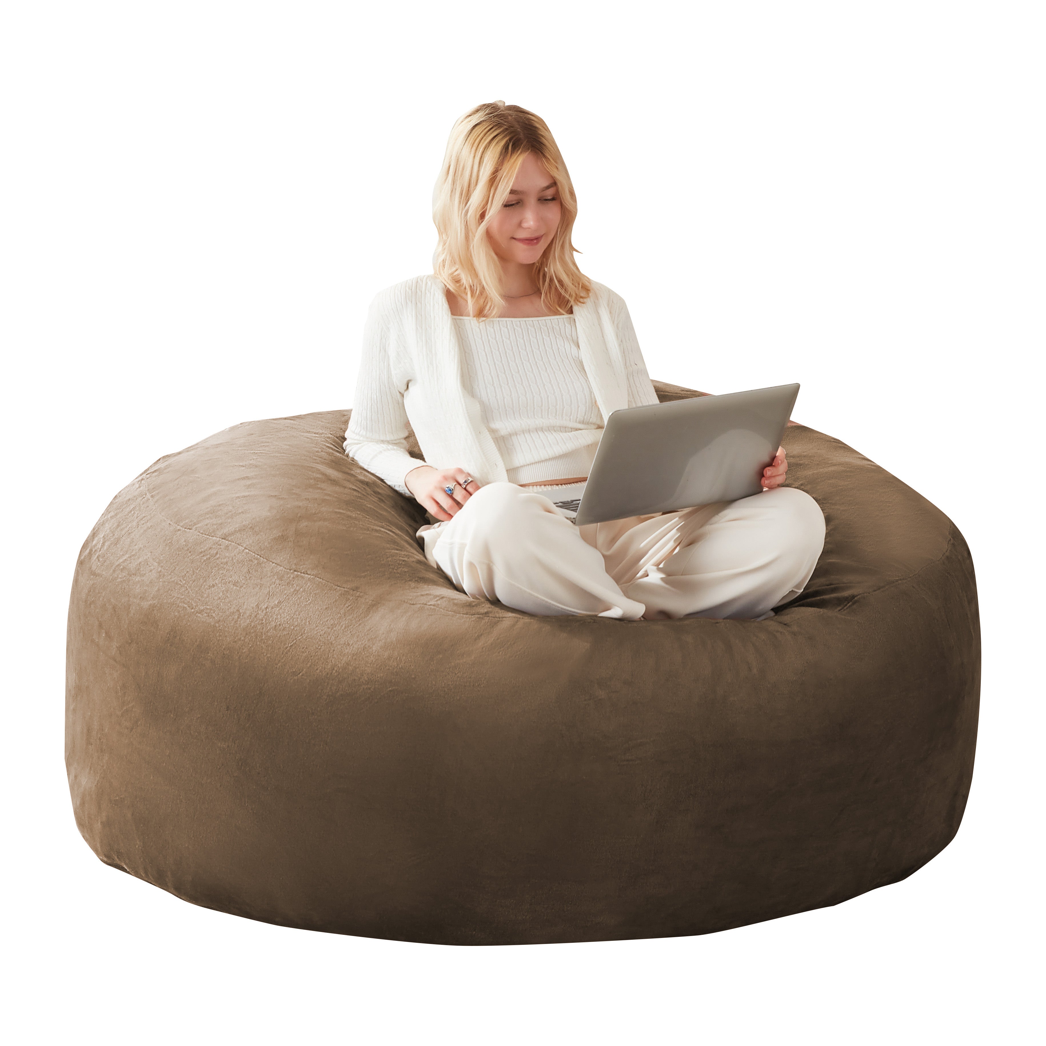 Bean Bag Chair 6FT Sofa Reading Chair for Adults