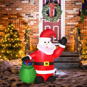 Inflatable Santa Claus 4ft LED Christmas Decoration