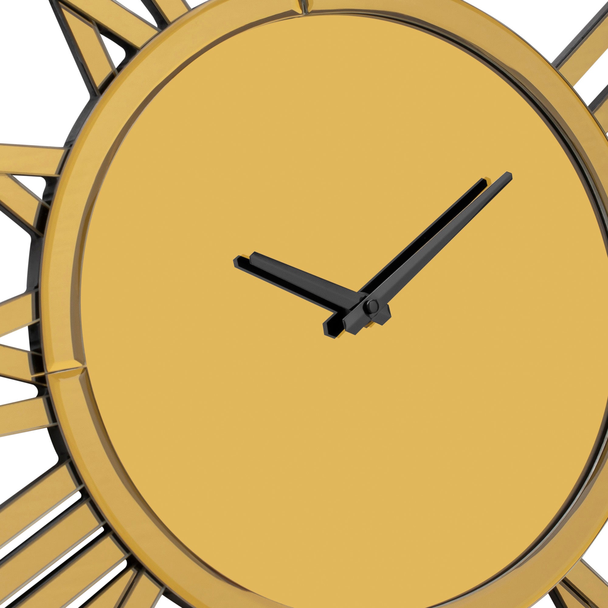 Wall Clock Round Glass