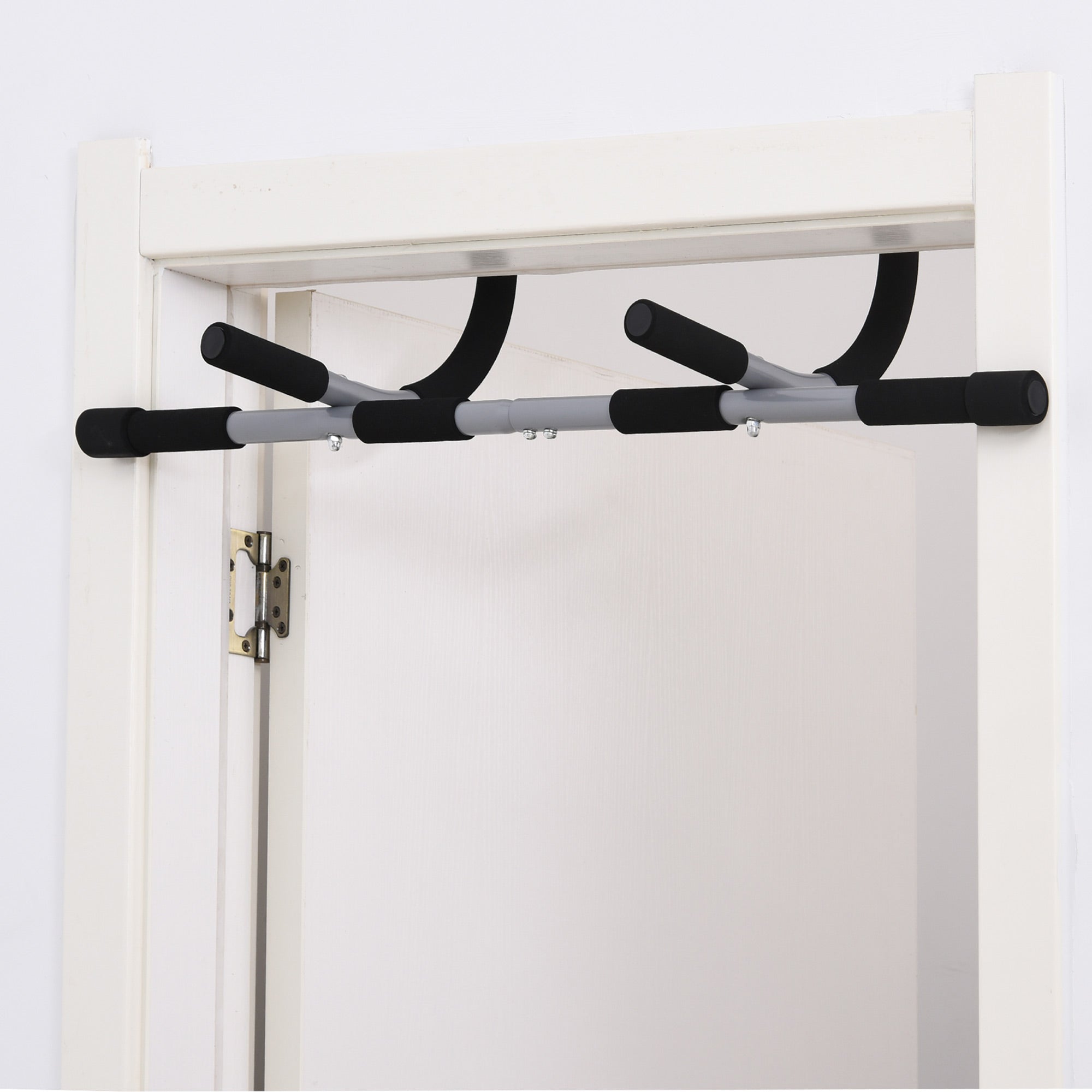Pull-up Bar Multifunctional Training Bracket Door Bar Steel Black Grey