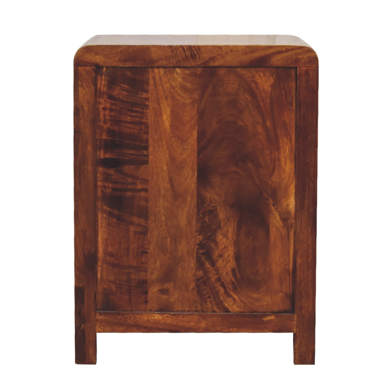 Aspen 3 Drawer Bedside, Solid Wood Brown
