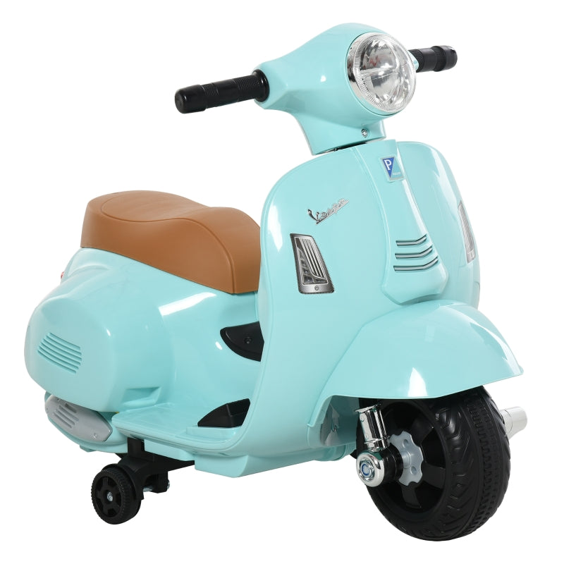 Vespa children's scooter, 1.5-3 years, metal, blue-green