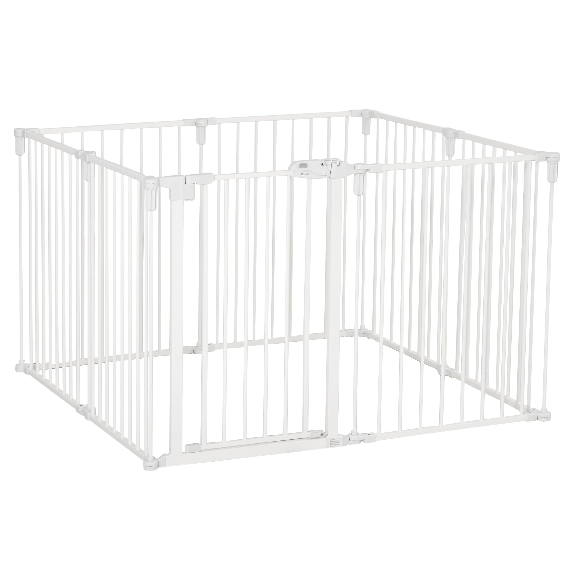 Puppy Playpen, Flexible Foldable 8 Panels, White