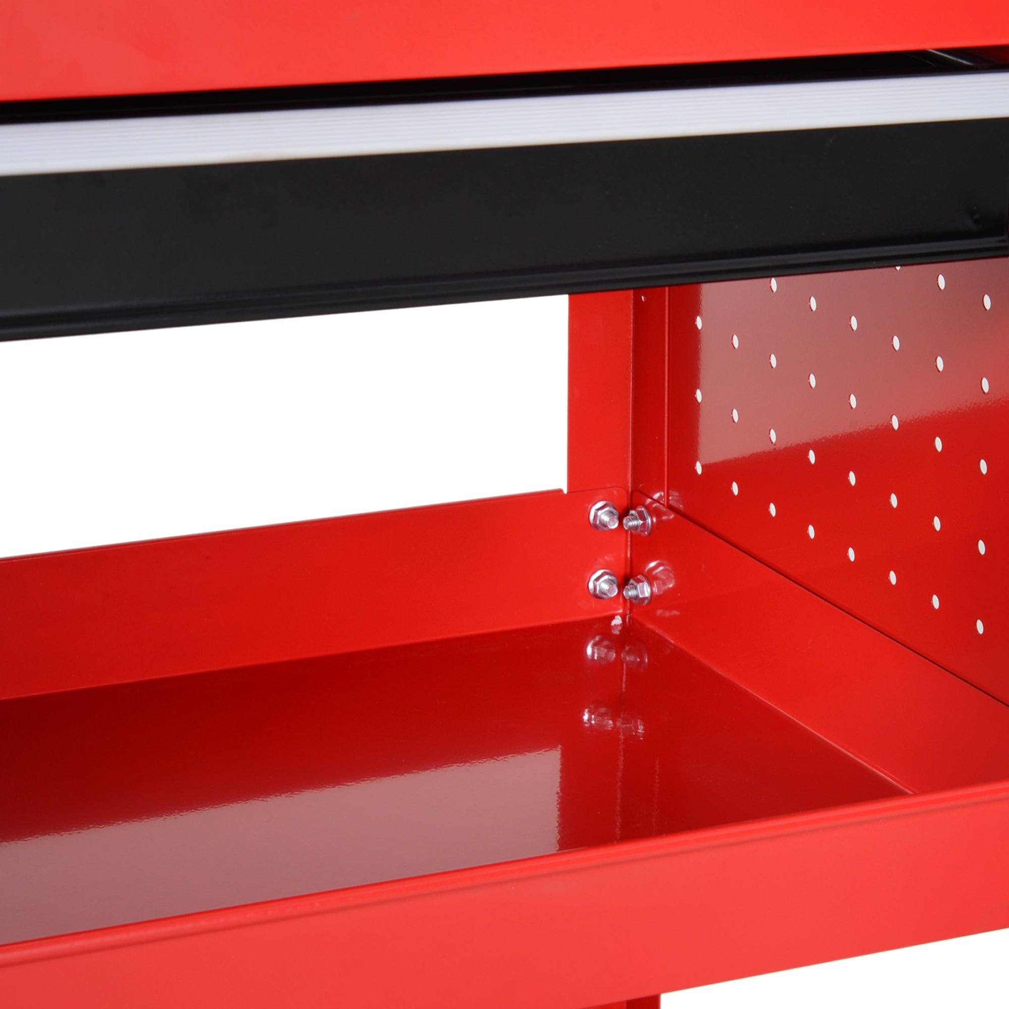 garden bench 60 kg load capacity, weatherproof and stable, red