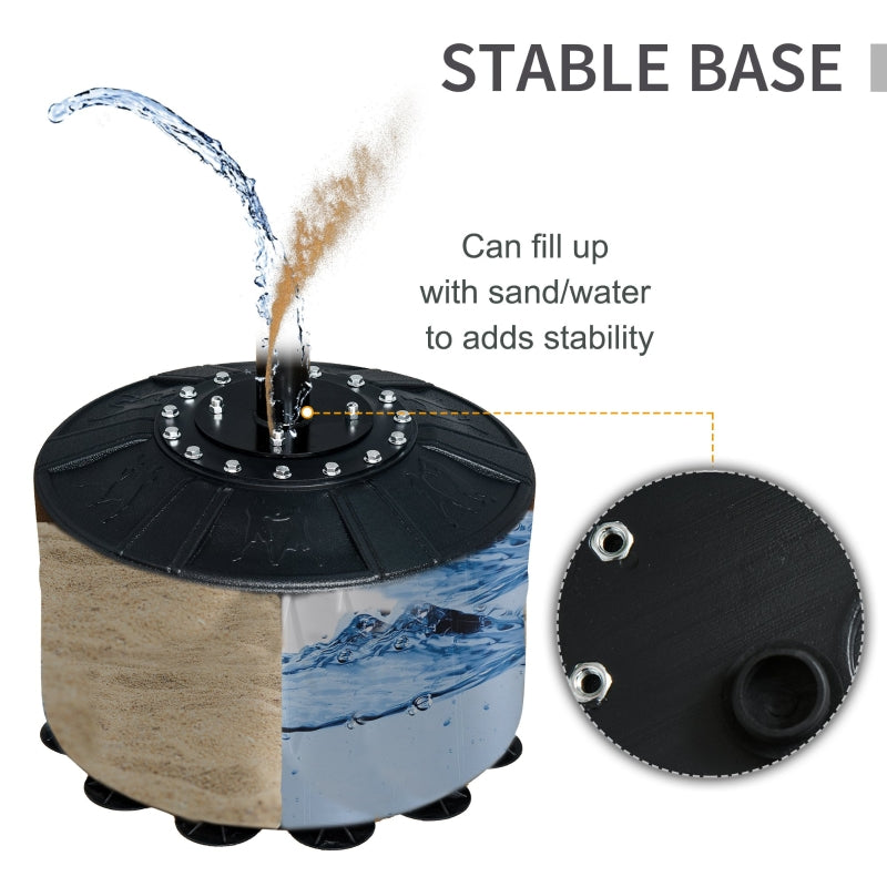 4-in-1 Boxing Punching Bag, Freestanding with Reflex Bar, Adjustable Height, Black