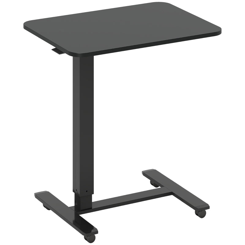 Standing Desk Height-Adjustable C-Shape Casters - Black