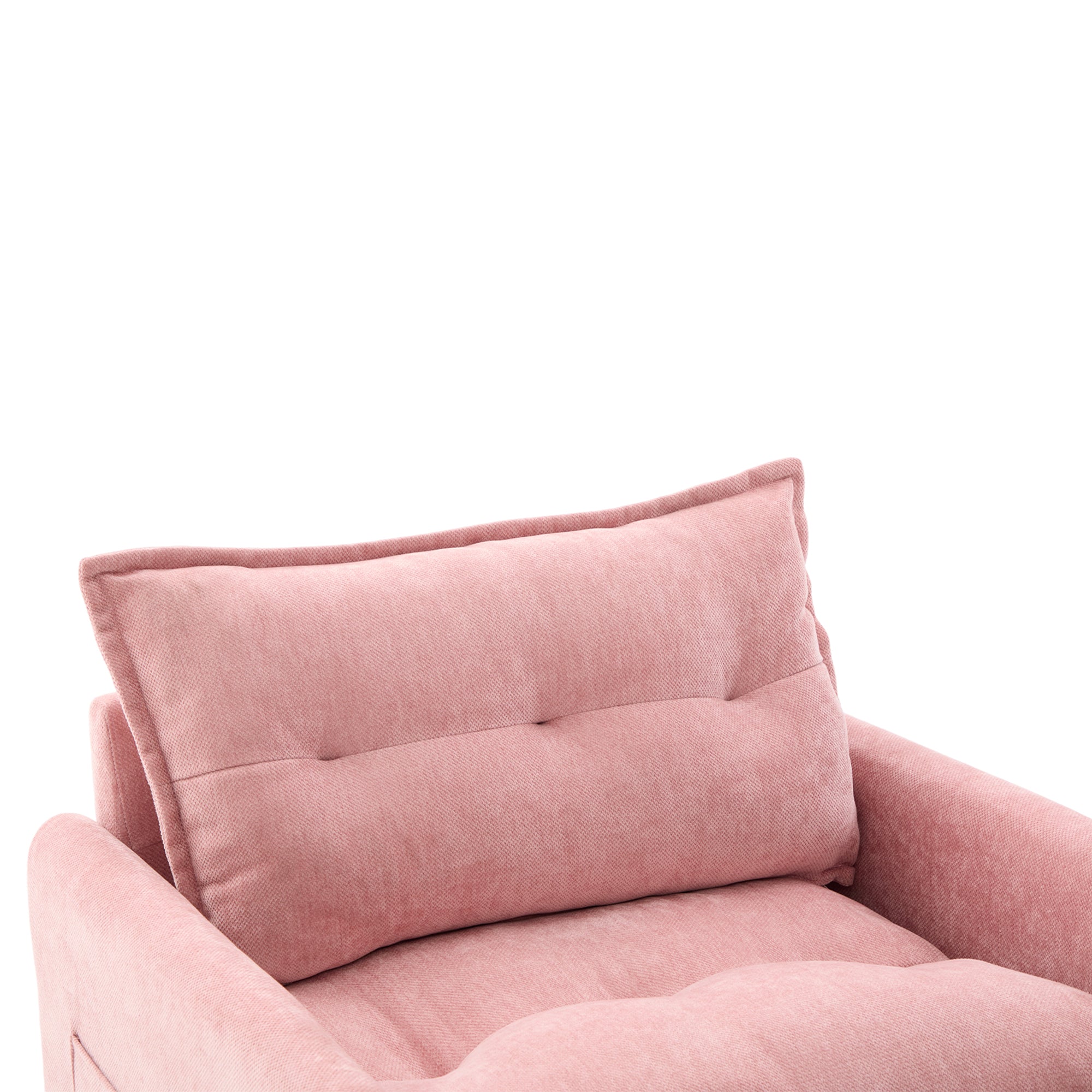 Lounge Chair, 360° Rotating Single Sofa with Armrests & Cushions, Modern Style