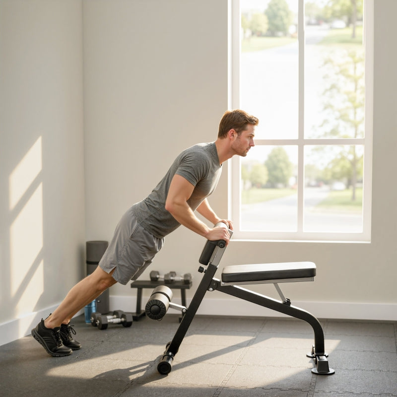 Training Bench Steel Frame - Black