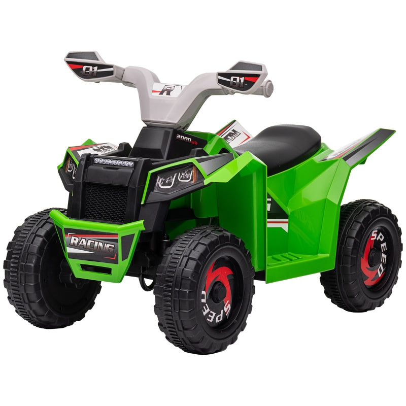 Electric Children's Quad Bike with Forward & Reverse Gears for 18-36 Months, Green