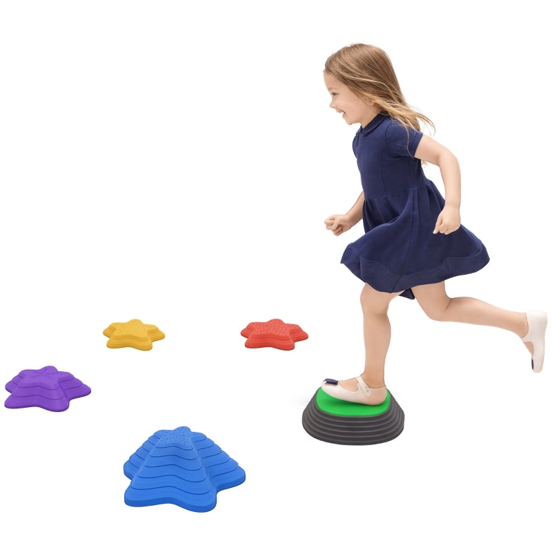 ZONEKIZ stacking toy, non-slip river stones, balance game, up to 80 kg