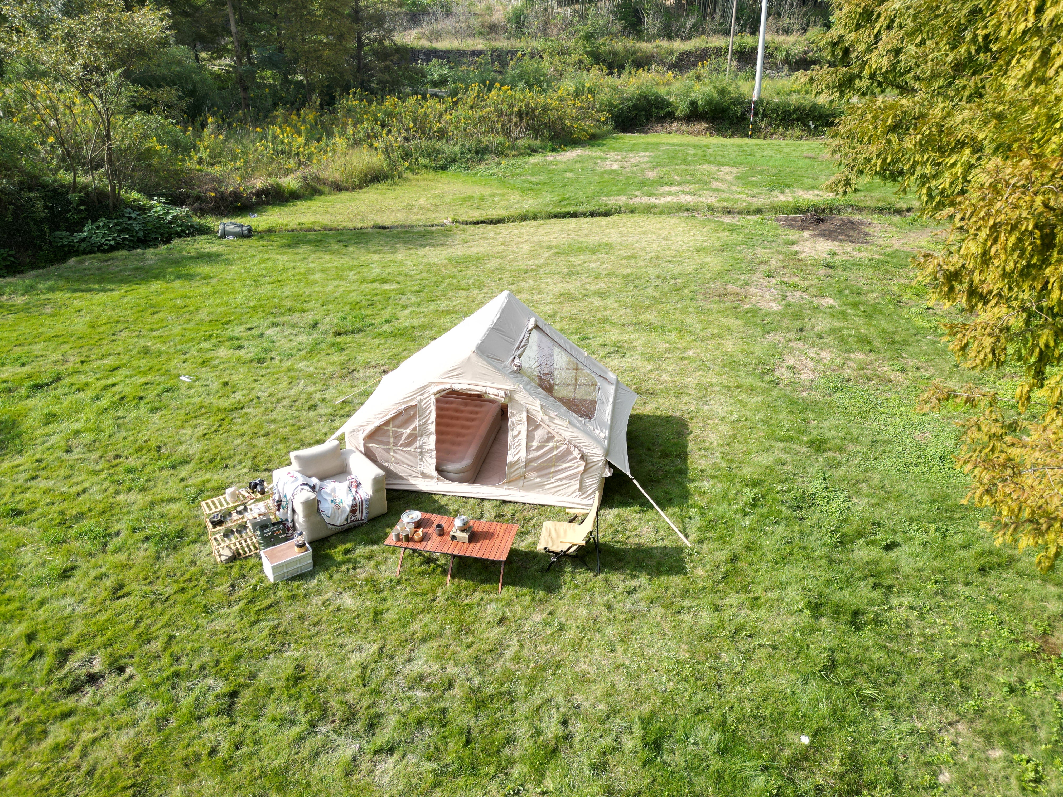 Large Blow Up Air Tents House, inflatable, durable, outdoor, with pump