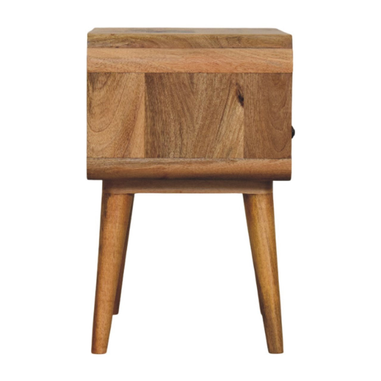 Newton Nightstand, Solid Wood, Oak-ish Finish